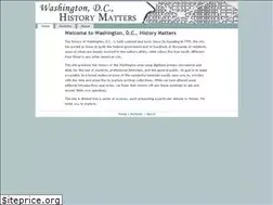 Sites similar to dchistorymatters.org
