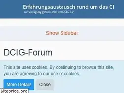 Sites similar to dcig-forum.de