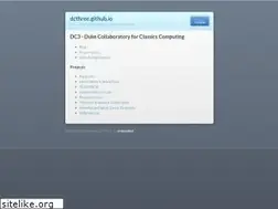Sites similar to dcthree.github.io