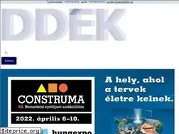 Sites similar to ddek.hu
