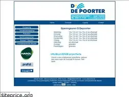 Sites similar to ddepoorter.be