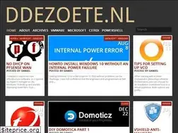 Sites similar to ddezoete.nl
