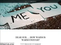 Sites similar to ddthewayweare.wordpress.com