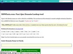 Sites similar to ddwhois.com