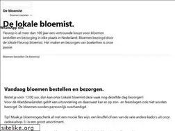Sites similar to de-bloemist.nl