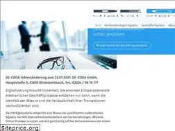 Sites similar to de-coda.de