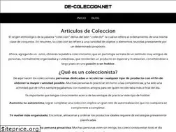 Sites similar to de-coleccion.net