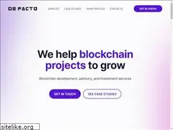 Sites similar to de-facto.pro