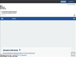 Sites similar to de.ambafrance.org