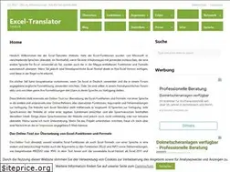 Sites similar to de.excel-translator.de