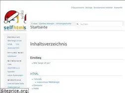Sites similar to de.selfhtml.org