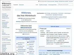 Sites similar to de.wiktionary.org