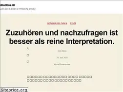Sites similar to deadbox.de