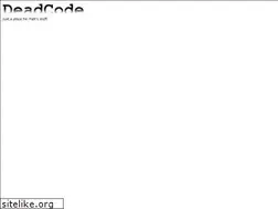 Sites similar to deadcode.com