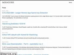 Sites similar to deadcode.me