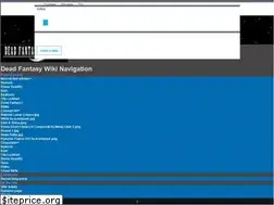 Sites similar to deadfantasy.wikia.com