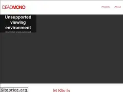 Sites similar to deadmono.com