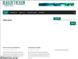 Sites similar to deadsoftreview.com