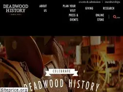 Sites similar to deadwoodhistory.com