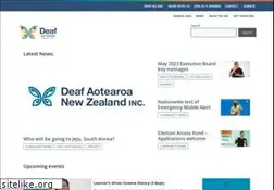 Sites similar to deaf.org.nz