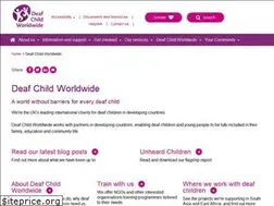 Sites similar to deafchildworldwide.info