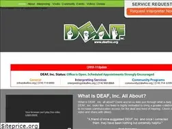 Sites similar to deafinc.org