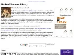 Sites similar to deaflibrary.org