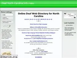 Sites similar to deafnc.info