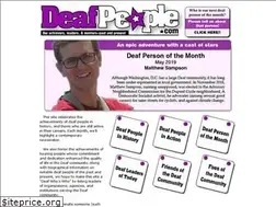 Sites similar to deafpeople.com