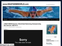 Sites similar to deafswimworld.com