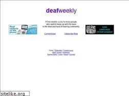 Sites similar to deafweekly.com