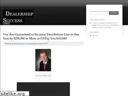 Sites similar to dealershipsuccess.wordpress.com