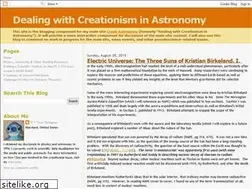 Sites similar to dealingwithcreationisminastronomy.blogspot.com