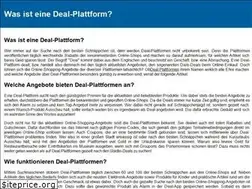 Sites similar to dealplattform.de