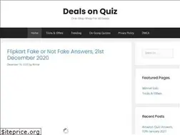 Sites similar to dealsonquiz.com