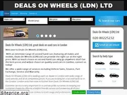 Sites similar to dealsonwheelslondon.co.uk