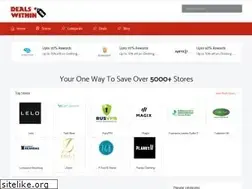 Sites similar to dealswithin.com