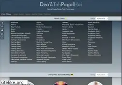 Sites similar to dealtohpagalhai.com