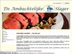 Sites similar to deambachtelijkeslager.nl