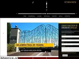 Sites similar to dean-wilsoniron.com.au
