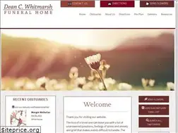 Sites similar to deancwhitmarshfuneralhome.com