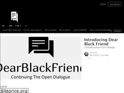 Sites similar to dearblackfriend.com