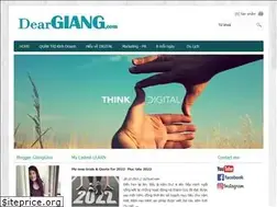 Sites similar to deargiang.com