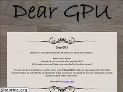Sites similar to deargpu.com