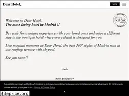 Sites similar to dearhotelmadrid.com