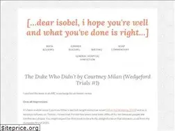 Sites similar to dearisobel.org