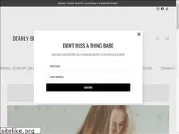 Sites similar to dearlylovedbridal.com