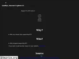 Sites similar to death-to-ie11.com