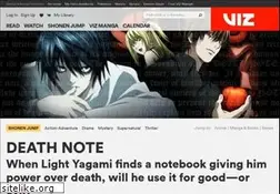 Sites similar to deathnote.viz.com