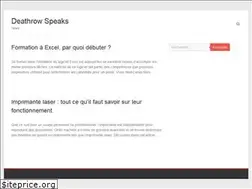 Sites similar to deathrowspeaks.info